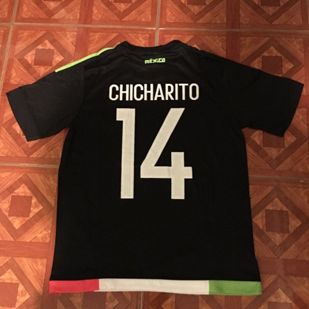 Vintage Chicharito Mexico Shorts and jersey adult